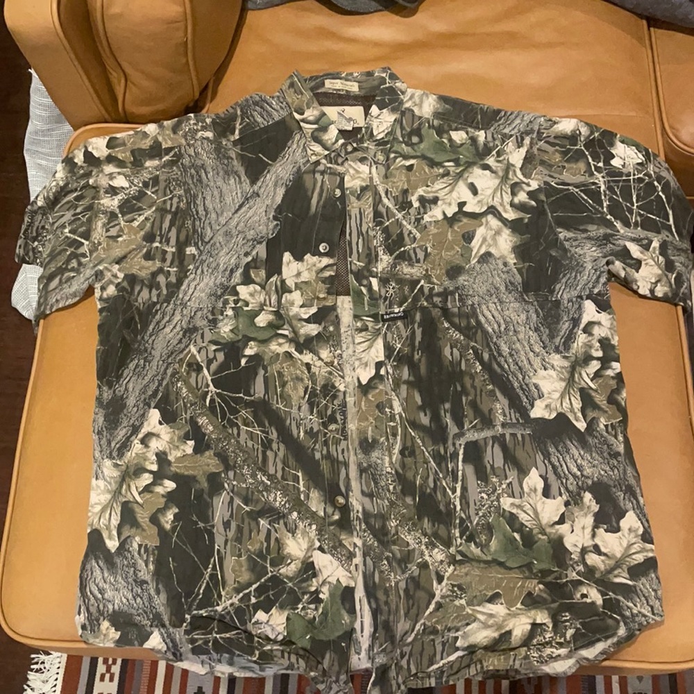 Browning Camo Button Down Shirt